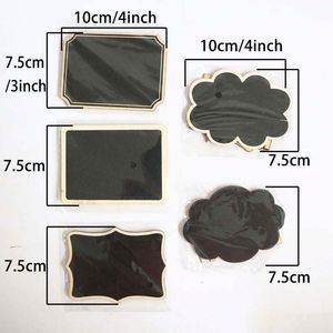Manufacturer 10 Pack Mini Chalkboards <b>Signs</b> with <b>Easel</b> Stand, Small Rectangle Chalkboards Blackboard for Wedding - Product Image 4
