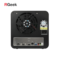 Asus — carte mère Mini ITX RGeek, 3.5 pouces, pour serveur, ordinateur NAS, disque dur 4 baies, J1900, usb 3.0x2, usb 2.0x2, DC 12V
