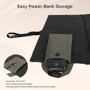 Складная подушка для сиденья с подогревом для кемпинга, стадиона, офиса, рыбалки, автомобиля - Product Image 6