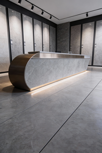 กระเบื้องหินอ่อนขัดเงาทรงสี่เหลี่ยมผืนผ้า ลุยส์ พอล สำหรับโครงการวิศวกรรม บ้าน กระเบื้องพอร์ซเลนลายหินอ่อน 750x1500 - Product Image 2