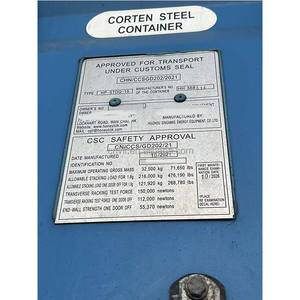 Conteneur de fret 40HQ d'occasion |   Norme IICL |   Stockage durable sur site pour les États-Unis et l'Australie - Product Image 6