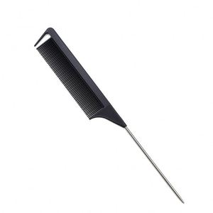 Venta Directa de Fábrica, Peine Antiestático Resistente al Calor, Peine de Cola de Rata con Logotipo Personalizado, Peine de Plástico para Peinar, Peine para Salón de Belleza y Barbería - Product Image 4