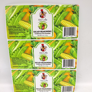 Tùy chỉnh thiết kế mã vạch bóng Matt nhiều lớp thực phẩm dính nhãn cho thực phẩm cay - Product Image 3