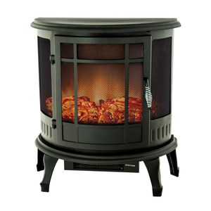 <span class=keywords><strong>Chimenea</strong></span> <span class=keywords><strong>Eléctrica</strong></span> Interior Independiente de Acero, Tradicional, con Frente Curvo, Estufa <span class=keywords><strong>Panorámica</strong></span>, Calentador Portátil Sin Control Remoto - Product Image 1