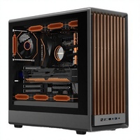 Custom New Arrival Full Tower ATX Computer Gaming PC Case with Tempered Glass Panel Steel Construction Black Color Type C Ports