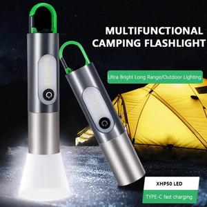 Lampe de poche LED XHP50 super lumineuse, portative et rechargeable, peut être utilisée comme phare de vélo, torche à zoom - Product Image 6