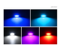 8pods 24-Chip de nivel superior controlado por aplicación 9W 4x4 RGBW Color LED Rock Light Nuevo 12V para todoterreno Coche Camión UTV ATV Retrofitting
