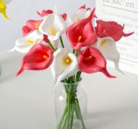 Hochwertige Künstliche Blume Einzelne Calla-Lilie Moderner Stil Mehrfarbig Bestseller Abschluss Künstliche PU Calla-Lilie