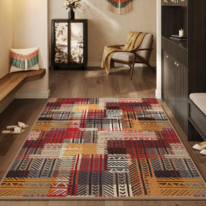 <span class=keywords><strong>Tapis</strong></span> <span class=keywords><strong>d</strong></span>'<span class=keywords><strong>entrée</strong></span> de style <span class=keywords><strong>ethnique</strong></span>, design rétro américain, en lin antidérapant et résistant à l'usure, <span class=keywords><strong>tapis</strong></span> personnalisable qui peut être coupé - Product Image 4