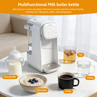 Chauffe-lait pour bébé 800W à contrôle de température, bouilloire à eau en verre de 2L pour préparation infantile, modèle 2026, vente chaude