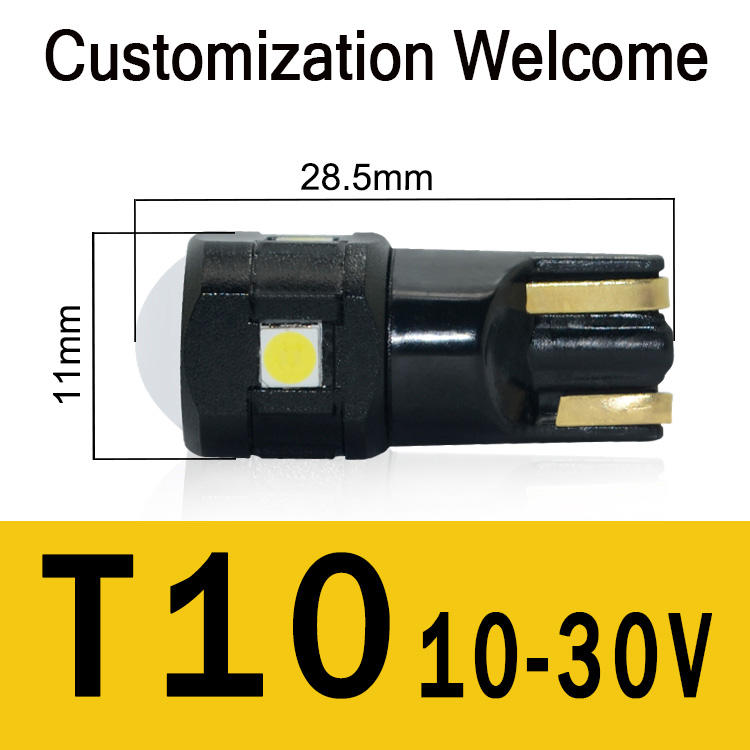 T10 6SMD 3030 Canbus 10-60V
