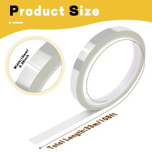 <span class=keywords><strong>Bande</strong></span> haute température clair Transparent PET Polyester Film Silicone colle <span class=keywords><strong>auto</strong></span>-adhésif poudre revêtement anodisation ruban <span class=keywords><strong>de</strong></span> masquage - Product Image 4