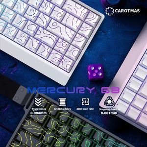 Irok & Carotmas Mercury68 Công Tắc Từ Bàn Phím Cơ Có Dây Rt0.004 Mm 8K 256K Độ Trễ Thấp Gamer Bàn Phím Bố Trí 65% - Product Image 2