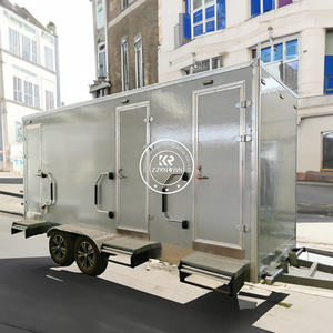 Fabricants de toilettes portables de luxe personnalisées, salles de douche mobiles, toilettes européennes sur remorque - Product Image 1