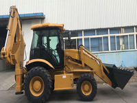 SBH388T Diesel Backhoe Loader 192kW Wheel Loader 3.8m3 Bucket 6800kg Berat Operasi Mesin Pemuat Depan