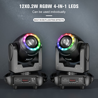 Luz Móvil de 100W con Rotación, 6 Prismas, 8 GOBOs, 8 Colores, Efecto Arcoíris para Fiestas, Bodas, Iglesias, Espectáculos, Bares, Clubes, Escenarios