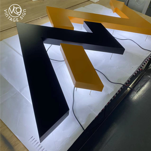 Letrero acrílico para negocios, letras de Metal fabricadas en 3d, con Led - Product Image 2