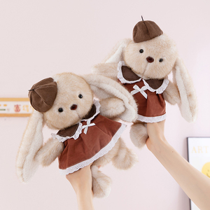 Bán Buôn Thỏ Thú Nhồi Bông Đồ Chơi Dễ Thương Bunny Trong Ăn Mặc Búp Bê Sang Trọng Phục Sinh Nhật Món Quà Buồn Ngủ Dài Tai Thỏ Mềm Đồ Chơi Sang Trọng - Product Image 3