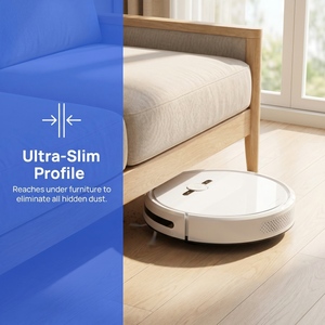 Smart Robot Vacuum Cleaner, Auto Sweep Vacuum <b>Mop</b> Combo, Anti-Collision Household Floor <b>Cleaning</b> Robot for Hardwood & Carpet - Product Image 5