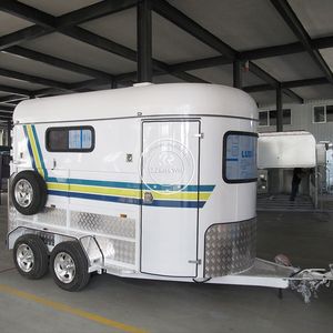 Remorque à chevaux lourde remorquable à deux chevaux importée de Chine 2025, conforme aux normes australiennes, personnalisation pour les chips de nourriture rapide - Product Image 5