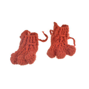 Fotografía de punto para recién nacido, niño pequeño, tejido de ganchillo, sombrero para disparar, pantalones de pañales, conjunto de calcetines, <span class=keywords><strong>disfraz</strong></span> de pollito de pollo, accesorios para fotos de bebé - Product Image 5