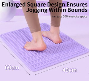 Outils de réflexologie plantaire, tapis de massage des points de pression, tapis de massage des pieds en silicone ovale double face - Product Image 5