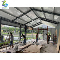 Maisons préfabriquées modulaires de haute qualité Chine Caractéristiques étanches pour salle de bains supermarché immeuble de bureaux entrepôt