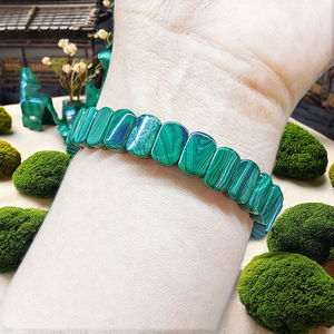 Bracciale in Cristallo di Avventurina Viola Naturale 2026, Bracciale in Avventurina Viola, Giada Viola, Pietra del <span class=keywords><strong>Pavone</strong></span> Viola Ghiaccio Lavanda - Product Image 3