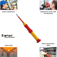 Tournevis de précision à fente avec poignée en plastique de qualité industrielle WEDO, fabrication OEM, vente en gros, personnalisation prise en charge