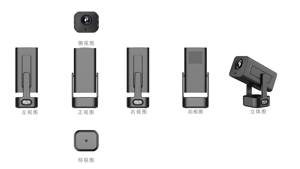 JUNUO-Mini projecteur de cinéma maison 1080P, haut-parleur indépendant 8W intégré, Android 13, mini projecteur de cinéma - Product Image 3