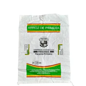 Ламинированный Bopp ламинированный pp тканый мешок для риса 50 кг экспортный упаковочный пакет