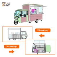 Jbl — chariot à nourriture électrique, mise à jour, bas prix, remorque rapide, Tricycle caddie à aliments, pour Moto en Europe