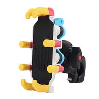 Nouveau support de téléphone de voiture YS, mignon, coloré, de luxe, support de téléphone de moto antichoc pour voiture
