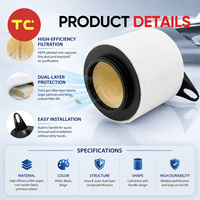 Penggantian Filter Udara Mesin untuk BM W Seri 1 116i 118i 120i Seri 3 318i 320i E81 E87 E90 E91 E92