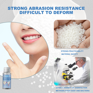 Pâte dentaire malléable (boîte de 30 ml) - Prothèses dentaires temporaires pour films, pâte dentaire pour le remplissage de cavités et d'espaces dentaires - Product Image 4