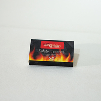 Boîte à allumettes de luxe haut de gamme avec logo personnalisé, tiroir coulissant et dorure à chaud pour emballage de bâtonnets d'allumettes premium