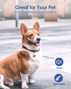 Không thấm nước chống mất Silicone Pet ID tag đơn giản cổ điển airtag chủ cho chó mèo tương thích <span class=keywords><strong>Dog</strong></span> ứng dụng theo dõi cho đi bộ - Product Image 5