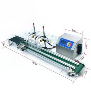 多機能4ノズル自動液体充填機小型計量 & コンベヤー用飲料用ガラス包装純水 - Product Image 4