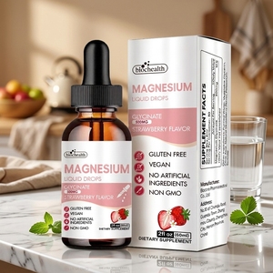Gocce di Magnesio Glicinato Liquido <span class=keywords><strong>per</strong></span> il Supporto Quotidiano del Benessere Minerale - Product Image 1