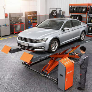 신뢰할 수있는 자동차 리프트 자동 수리 가위 지상 4.5m 휠 정렬 자동차 리프트 판매 - Product Image 1