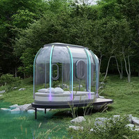 Vente chaude Bulle Dôme Transparent Tente Polycarbonate Étoilé Chambre pour Hôtel et Camping vente entière