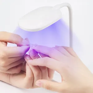 살롱 용 전문 12W 듀얼 라이트 충전식 UV/LED 네일 램프 무선 젤 광택 건조기-품질 매니큐어