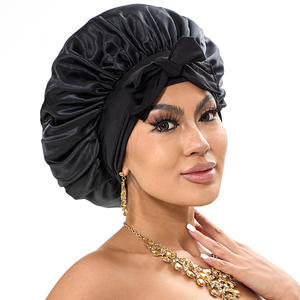 Haut de chapeau recouvert de soie <span class=keywords><strong>pour</strong></span> <span class=keywords><strong>dormir</strong></span>. Chapeau monocouche avec sangles élastiques. Convient aux cheveux bouclés. Chapeau <span class=keywords><strong>pour</strong></span> porter <span class=keywords><strong>la</strong></span> <span class=keywords><strong>nuit</strong></span>. - Product Image 6