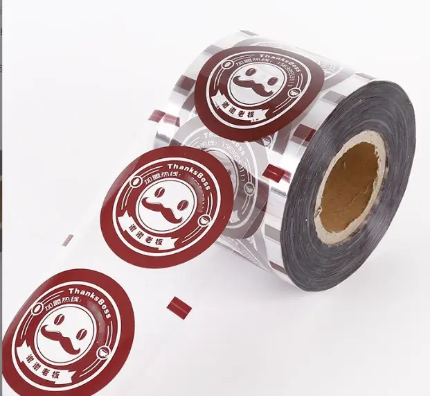 Заводская Прямая продажа PP Bubble Boba, герметичная мембрана для чайных стаканчиков, эластичная пленка в рулоне, пленка для запечатывания молока, пластиковых стаканчиков