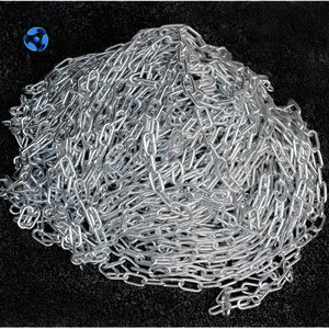 Cadena de Acero Aleado Galvanizado Soldado, Cadena de Eslabones de Acabado Simple de Alta Resistencia para Barandillas Metálicas - Product Image 4