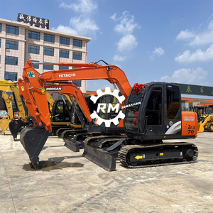 รถขุดไฮดรอลิกแบบตีนตะขาบมือสอง Hitachi ZX70 รุ่นปี 2018 น้ำหนักใช้งาน 7 ตัน ขายตรง อุปกรณ์ดีเยี่ยม เครื่องยนต์สมบูรณ์ - Product Image 4