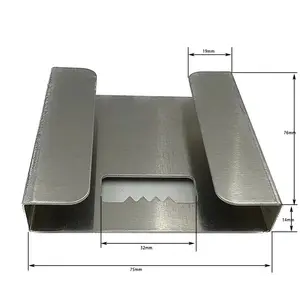 Fabricação personalizado chapa metálica aço corte serviço circular curvada parte carimbando peças com furo