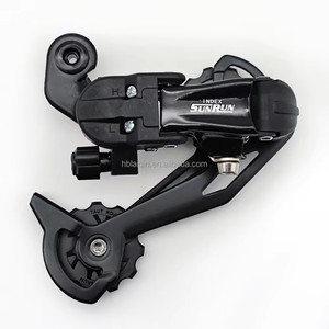 SUNRUN Dérailleur arrière de vélo en alliage 7/8/<span class=keywords><strong>9</strong></span> <span class=keywords><strong>vitesses</strong></span> pliable noir Compatible avec pour modèle RD-HG-27A - Product Image 1