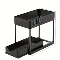 Support de rangement multifonctionnel coulissant pour évier de cuisine et salle de bain, vente en gros du fabricant