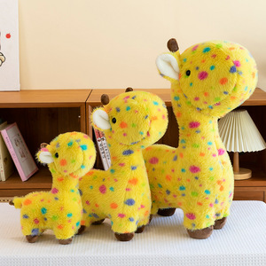 Jouets en peluche mignons et doux en forme de faon, girafe, poupées animales en peluche, doudou apaisant, cadeau pour enfants, décoration d'intérieur réconfortante - Product Image 5